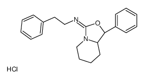 (1R,8aR)-1-phenyl-N-(2-phenylethyl)-1,5,6,7,8,8a-hexahydro-[1,3]oxazolo[3,4-a]pyridin-3-imine,hydrochloride Structure