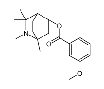 [(1S,4S,6R)-2,2,3,4-tetramethyl-3-azabicyclo[2.2.2]octan-6-yl] 3-methoxybenzoate Structure