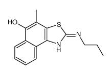 Naphtho[1,2-d]thiazol-5-ol,4-methyl-2-(propylamino)- structure