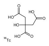 technetium Tc 99m citrate结构式