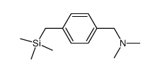 [p-[(trimethylsilyl)methyl]benzyl]dimethylamine Structure