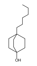 1-hexylbicyclo[2.2.2]octan-4-ol Structure