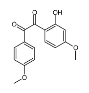 1-(2-hydroxy-4-methoxyphenyl)-2-(4-methoxyphenyl)ethane-1,2-dione结构式