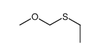 methoxymethylsulfanylethane结构式