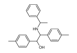 N-(1-Phenylethyl)-1,2-di-p-tolyl-2-aminoethanol Structure