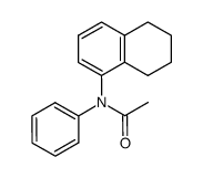 N-phenyl-N-(5,6,7,8-tetrahydronaphthalen-1-yl)acetamide Structure