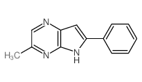 5H-Pyrrolo[2,3-b]pyrazine,3-methyl-6-phenyl-结构式