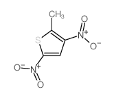 2-methyl-3,5-dinitro-thiophene structure