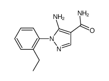 1H-Pyrazole-4-carboxamide,5-amino-1-(2-ethylphenyl)-(9CI)结构式