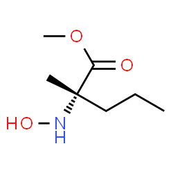 Norvaline,N-hydroxy-2-methyl-,methylester(9CI) structure