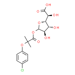 clofibric furanoglucuronate structure
