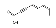 octa-4,6-dien-2-ynoic acid结构式