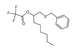 benzyl 2-trifluoroacetoxy-1-octyl sulfide结构式