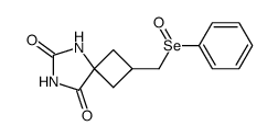 2-((phenylseleninyl)methyl)-5,7-diazaspiro[3.4]octane-6,8-dione结构式