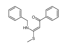 3-(benzylamino)-3-methylsulfanyl-1-phenylprop-2-en-1-one Structure