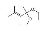 4,4-diethoxy-2-methylpent-2-ene结构式