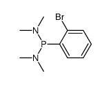 ortho-bis(dimethylamino)phosphinobromobenzene Structure