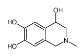 2-methyl-3,4-dihydro-1H-isoquinoline-4,6,7-triol结构式