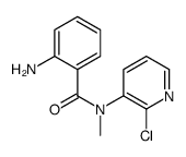 2-amino-N-(2-chloropyridin-3-yl)-N-methylbenzamide结构式