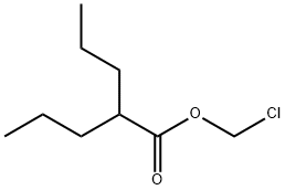 2-Propyl-pentanoic acid chloromethyl ester Structure