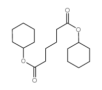 Hexanedioic acid,1,6-dicyclohexyl ester structure