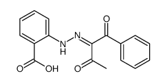 2-[2-(1,3-dioxo-1-phenylbutan-2-ylidene)hydrazinyl]benzoic acid结构式