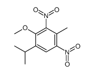 1-isopropyl-2-methoxy-4-methyl-3,5-dinitrobenzene Structure