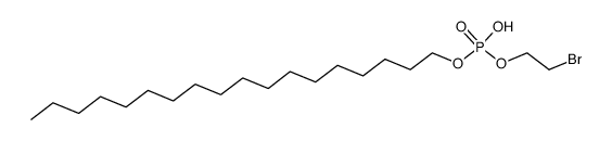 Octadecyl-2-bromoethyl-phosphate结构式