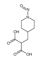 (1-nitroso-[4]piperidylmethyl)-malonic acid Structure