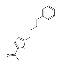 1-[5-(4-phenyl-butyl)-[2]thienyl]-ethanone Structure