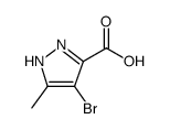 4-bromo-3-methyl-1H-pyrazole-5-carboxylic acid Structure