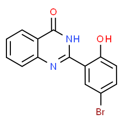 2-(5-bromo-2-hydroxyphenyl)quinazolin-4(3H)-one Structure