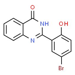 2-(5-bromo-2-hydroxyphenyl)quinazolin-4(3H)-one structure