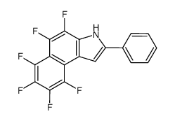 4,5,6,7,8,9-hexafluoro-2-phenylbenz(e)indole Structure