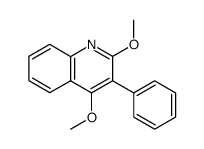 2,4-dimethoxy-3-phenylquinoline结构式