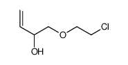 1-(2-Chloroethoxy)-3-buten-2-ol Structure