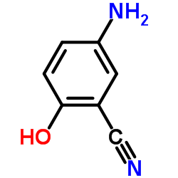 2-羟基-5-氨基苯甲腈结构式
