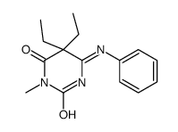 6-anilino-5,5-diethyl-3-methylpyrimidine-2,4-dione结构式