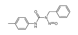 3-benzyl-1-(4-tolyl)-3-nitrosourea Structure