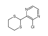 2-氯-3-(1,3-二硫-2-基)吡嗪结构式