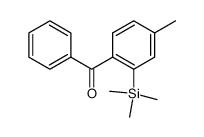 4-Methyl-2-(trimethylsilyl)benzophenon结构式