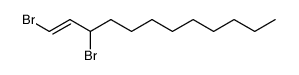 1,3-dibromo-1-dodecene Structure