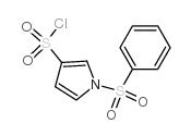 1-(苯基磺酰基)吡咯-3-磺酰氯结构式