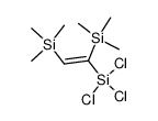 cis-1-Trichlorosilyl-1,2-bis(trimethylsilyl)ethene Structure