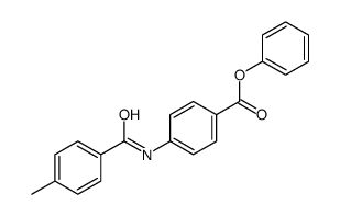 phenyl 4-[(4-methylbenzoyl)amino]benzoate结构式