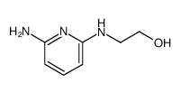 2-amino-6-(2-hydroxyethylamino)pyridine结构式
