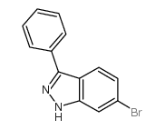 6-溴-3-苯基-1H-吲唑结构式