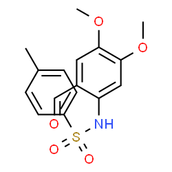 N-(2-FORMYL-4,5-DIMETHOXY-PHENYL)-4-METHYL-BENZENESULFONAMIDE structure