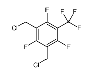 Benzene, 1,3-bis(chloromethyl)-2,4,6-trifluoro-5-(trifluoromethyl) Structure