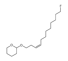 12-fluoro-(Z)-3-dodecen-1-yl tetrahydropyranyl ether Structure
